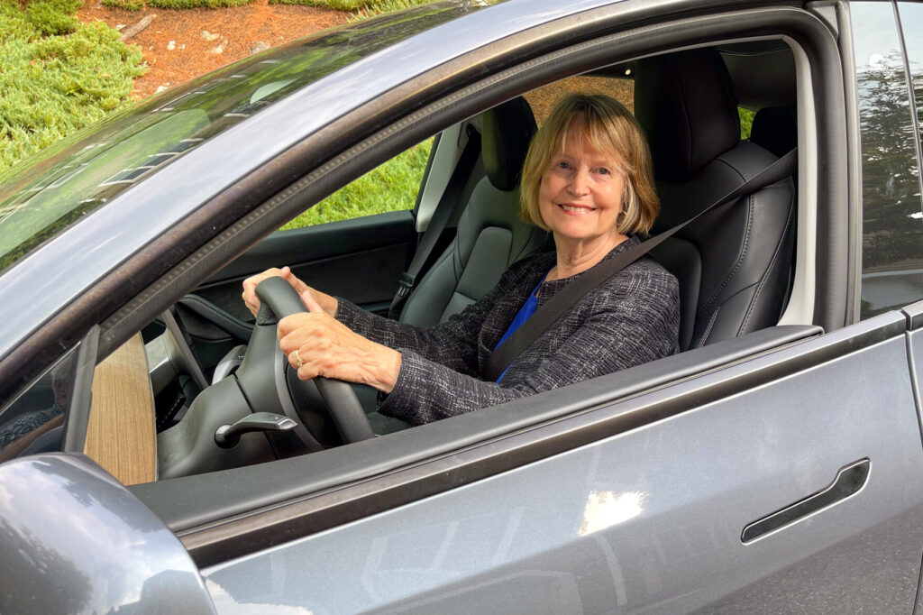 Jackie Fesler in Tesla